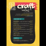 craft bar menu